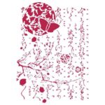 Stencil Luna Mariposa 21X30