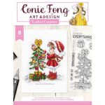 Sello Molly Arbol De Navidad De Conie Fong