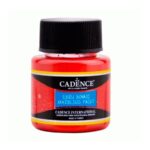 Pintura Técnica Ebru Roja