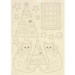 Silueta  Madera Navidad