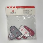 Corazones Madera Colores