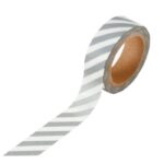 Washi Tapa Líneas Plata