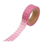 Washi Tape Rosa Con Dibujo