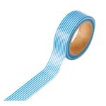 Washi Tape Rayas Azules Y Blancas