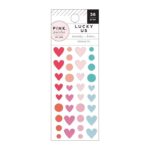 Stickers Enamel Lucky Us De Pink Paislee