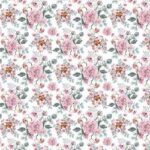 Tela Encuadernar Wild Roses 50X70