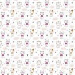 Tela Encuadernar Happy Kitten 50X70