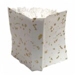 Cuaderno Sona 12X18 Cm Dorado Manchas Pequeñas