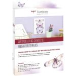 Watercoloring Canvas Set Elegant Butterflies
