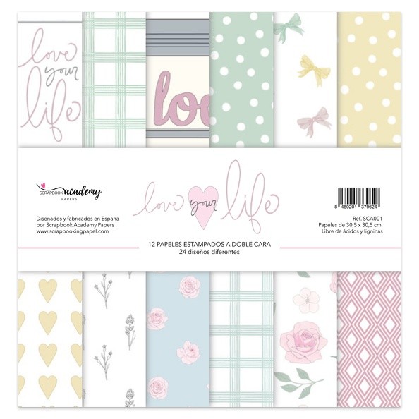 images Block 30X30 Love Your Life - Imagen 1