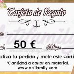 Tarjeta De Regalo Valor 50Euros