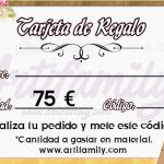 Tarjeta De Regalo 75 Euros