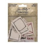 Recortes Tela Básicos Cosidos Idea-Ology Tim Holtz