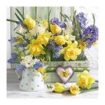 Hoja Servilleta Surtido Flores