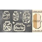 Chipboard Love Stars