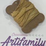 Cinta De Seda Reciclada Color Morada  1M Con Bobina De 12 Cm