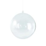 Bola Plástico Transparente 10 Cm