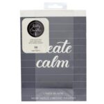 Block 20X15 Lettering Create Calm