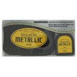 Tinta Stazon Metallic Gold