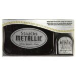 Tinta Stazon Metallic Silver