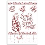 Stencil Casa Granada Gato 21X30