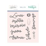 Sello Días De La Semana Colección Pétalos