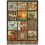 Papel De Arroz Savana Cuadrados Din-A4