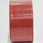 Cinta De Algodón Color Rojo Coral 4Cm x1.9