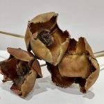 Flor Grande Madera 2 Unidades