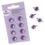 Brads Con Cristal Redondo 8Mm