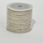 Cordón Encerado Beis 1mm De Grosor 20 Metros