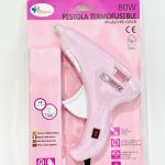 Pistola De Silicona Color Rosa Para Barras De 11Mm