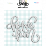 Palabra Metacrilato Blanco Fun Park The Mint Feather