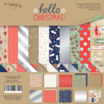 Block 30X30 Hello Christmas