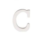 Letra C Madera Blanca 11 Cm