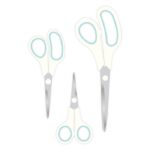 Set Tijeras Blanca Y Mint