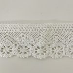 Puntilla Ganchillo Blanca 5Cm