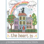 Kit De Punto De Cruz Home Is Where The Heart Is