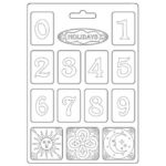 Molde Flexible Números Blue Dream