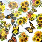 Pegatinas Acetato Flores