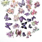 Pegatinas Acetato Flores