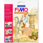 Hoja Metalica Fimo Accesorios Tono Plata Metalizado