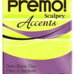 Arcilla Polimérica Premo Accents Amarillo Fluorescente Sculpey 57Gr