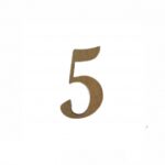 Número 5 De 2 Cm