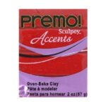 Arcilla Polimérica Premo Accents Sculpey Red Glitter 57Gr