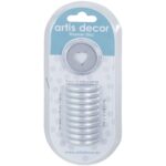 Planner Disc Color Corazón Plata