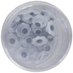 Eyelets Aluminio Flor Blancos