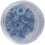 Eyelets Aluminio Flor Azul Bebé