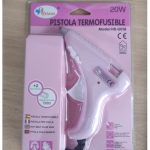 Pistola De Silicona Color Rosa Para Barras De 7 Mm