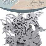 Maderitas Mariposas Y Flores